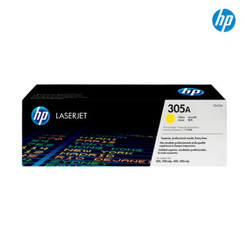 ตลับหมึกแท้ Toner Original Compatible HP CE412A Yellow, 305A